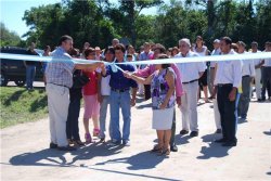 Perugorría inauguró obras de pavimentación financiada por Nación