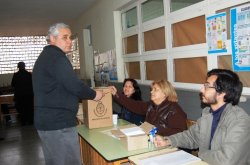 Fabián Ríos: “La afluencia de votantes es muy buena”