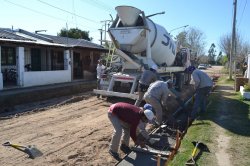 Avanzan las obras de infraestructura en barrio Don Bosco