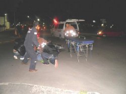 Motociclista grave tras accidente en la Avenida Juan Pujol