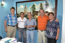 Herrero recibió la visita institucional de la Democracia Cristiana
