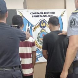 Dos detenidos en Operativo Policial en Barrio Itatí de Saladas