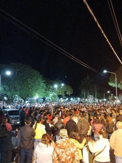 Saladas marcha pidiendo por la pronta aparición de Loan Peña