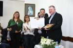 Emiliano Fernández junto al Nuncio Apostólico: 