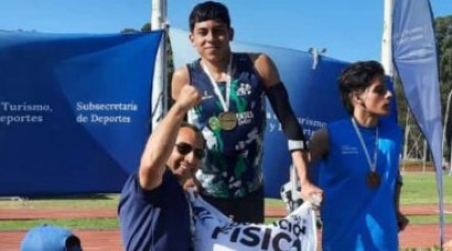 Sebastián Flores conquista su tercera medalla dorada en los Juegos Nacionales Evita