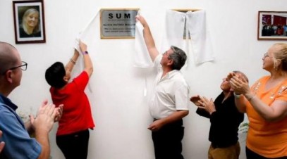 Inauguran el SUM del Hogar de Ancianos San José en Honor a Alicia Haydeé Müller