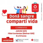 Cruz Roja invita a la comunidad a donar sangre