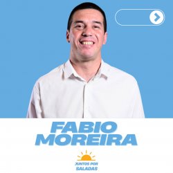 Fabio Moreira encabeza la lista de concejales de ?Juntos por Saladas?
