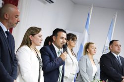 Noel Gómez asumió su segundo mandato al frente de la comuna saladeña