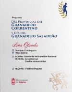 Saladas será sede central del primer Día Provincial del Granadero Correntino
