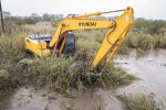 Saladas refuerza la limpieza de canales pluviales ante posibles lluvias intensas