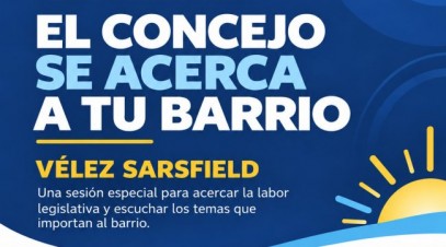 El Concejo va al barrio Vélez Sarsfield: sesiona la tercera sesión itinerante del año