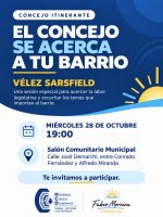 El Concejo va al barrio Vélez Sarsfield: sesiona la tercera sesión itinerante del año